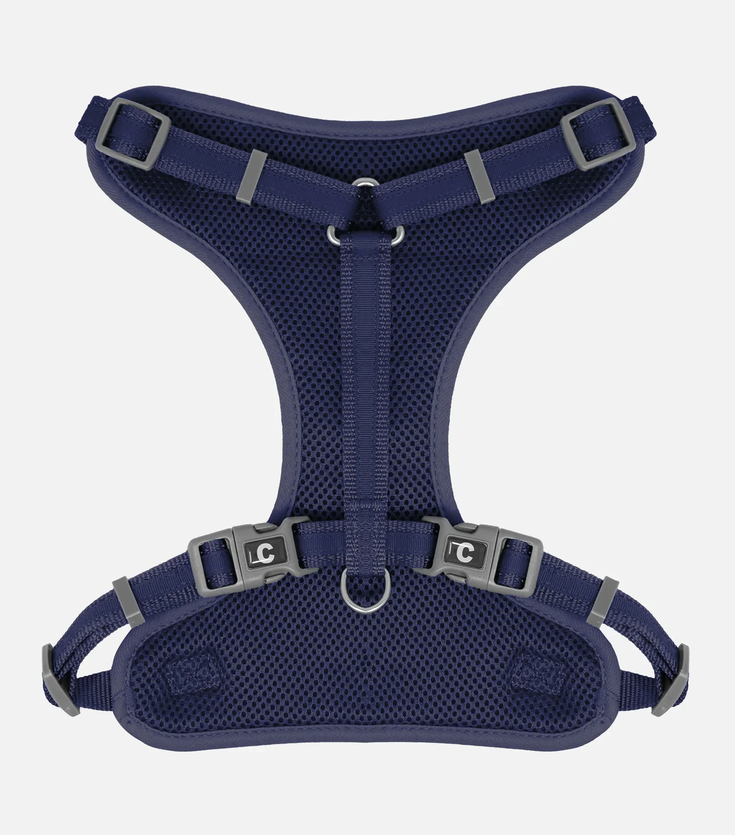 Harnais en maille réglable pour chiens, BLEU MARIN S/M – Image 2